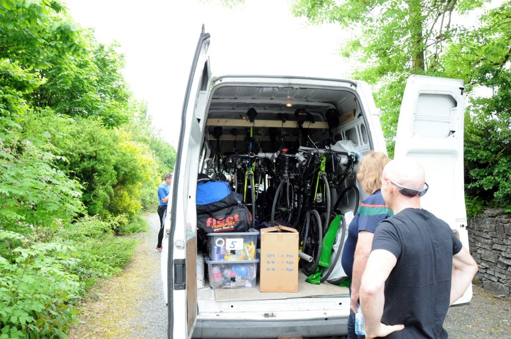 Bike transfer for Mizen to Malin
